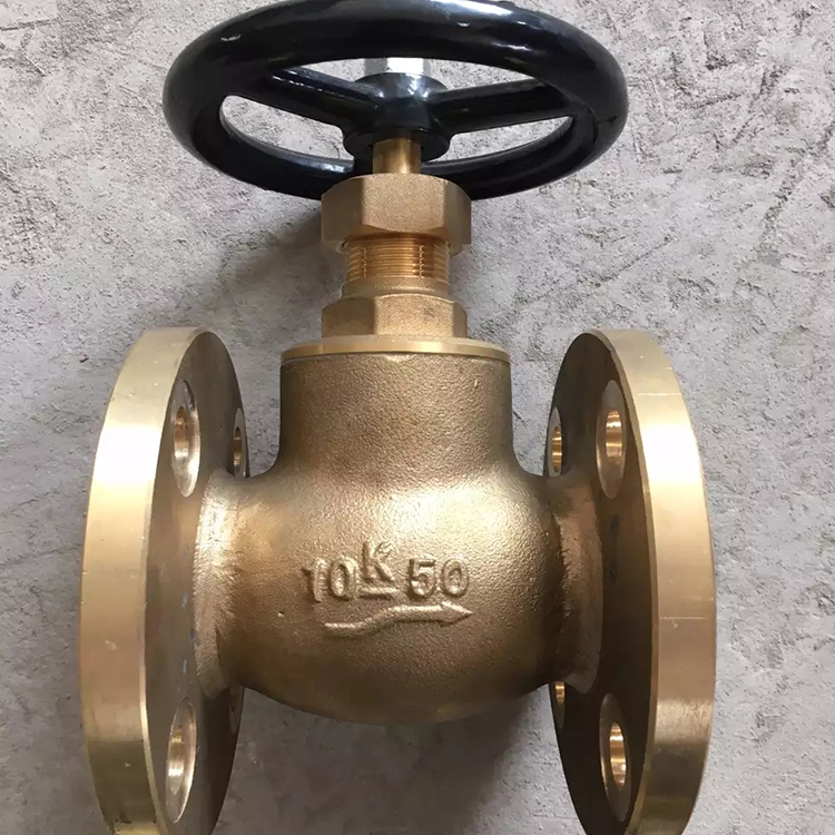 Marine cast iron flanged right angle globe valves Product models: F7306, 7308, F7310